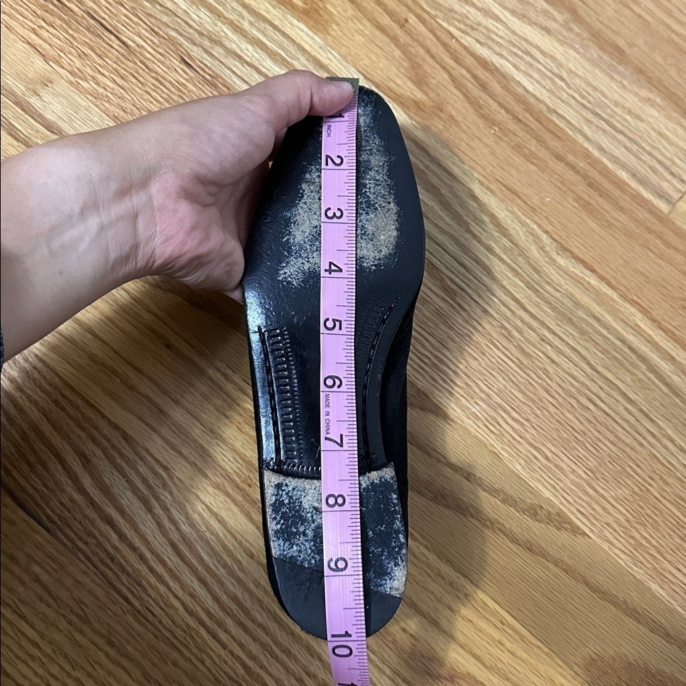 Silvia Fiorentina Suede Leather Flats Black Women’s Size 7.5 Made in Italy - Picture 14 of 16